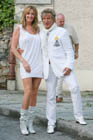 Rod Stewart e Penny Lancaster a Portofino (diritti riservati)